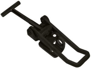 Black color military latches Large size Steel countersunk holes with T screw